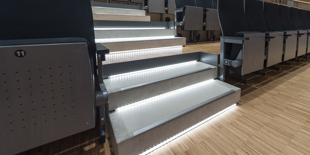 Safety lighting in stairs