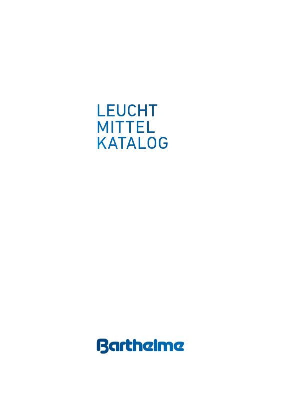 LEUCHT MITTEL KATALOG