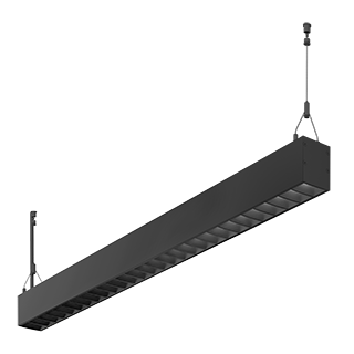 Linearleuchte mit Entblenung