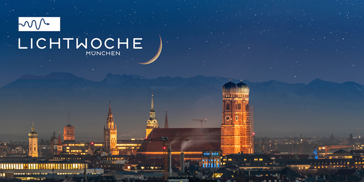 Skyline von München bei Nacht